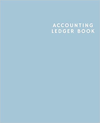 Accounting Ledger Book: - 120 Pages - 7.5 x 9.25 in.
