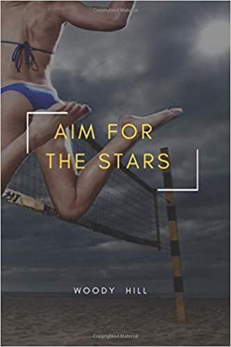 Aim for the stars: Motivational, Unique Notebook, Journal, Diary (110 Pages, Blank, 6 x 9) (Woody Hill), Notebook for Drawing and Writing, Inspirational Motivational Gift