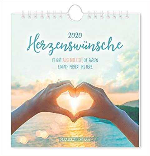 Postkartenkalender 2020 Herzenswünsche indir