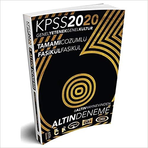 2020 KPSS Genel Yetenek Genel Kültür 6 Altın Çözümlü Fasikül Deneme
