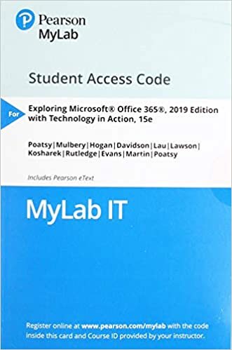 Mylab It with Pearson Etext -- Access Card -- For Exploring 2019 with Technology in Action 15e