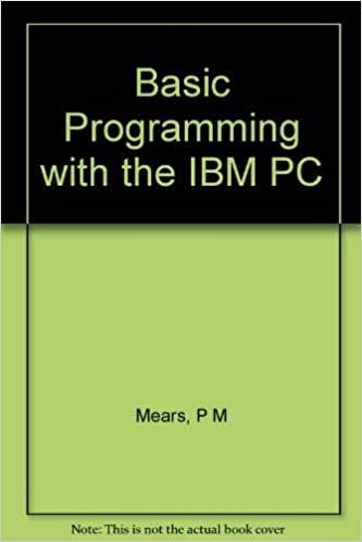 Basic Programming With the IBM PC