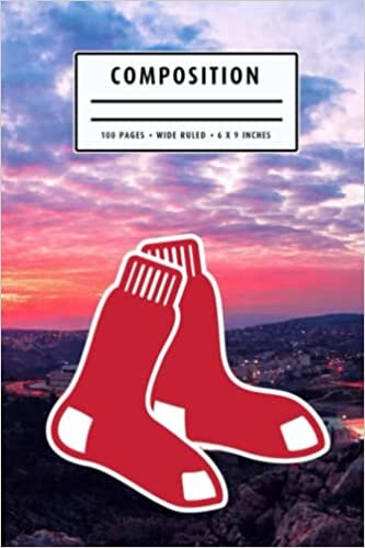 Weekly Planner Composition : Boston Red Sox Notebook- To My Baseball Son , To My Baseball Dad - Baseball Notebook #1