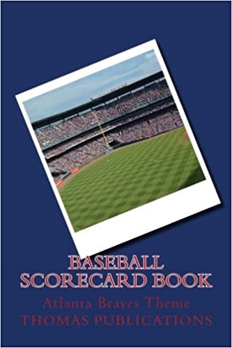 Baseball Scorecard Book: Atlanta Braves Theme