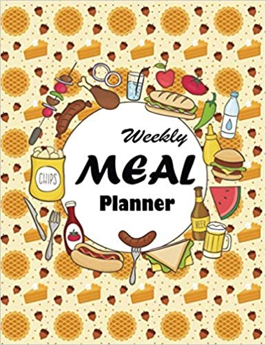 Weekly meal planner with grocery list: Grocery List With Weekly Meal Planner - 8.5"x11" - Softback For Meal Planning (Food Planner)