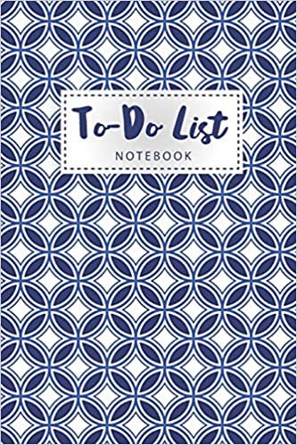 To-Do List Notebook: Geometric Blue Cover | 110 Daily Work Day Checklist | To-Do Lists Prioritize Task with Checkboxes | Things to Accomplish Notebook ... (Daily To-Do List Personal Task Management) indir
