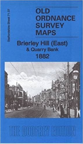 Brierley Hill (East) & Quarry Bank 1882: Staffordshire Sheet 71.07a (Old Ordnance Survey Maps of Staffordshire) indir