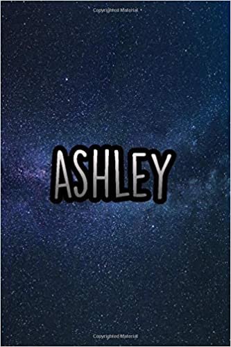Ashley: Personalised Name Lined Notebook / Diary / Note / Journal