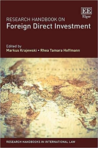 Research Handbook on Foreign Direct Investment (Research Handbooks in International Law)