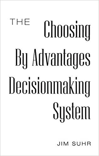 The Choosing by Advantages Decisionmaking System