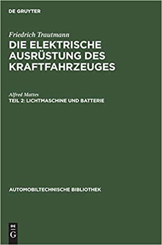 Lichtmaschine und Batterie (Automobiltechnische Bibliothek, 13, 2) indir