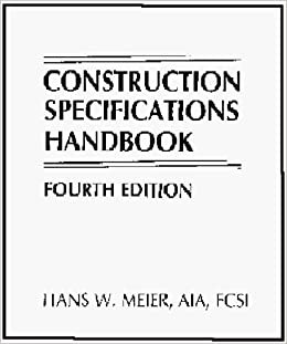 Construction Specifications Handbook