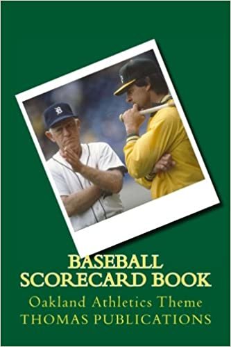 Baseball Scorecard Book: Oakland Athletics Theme