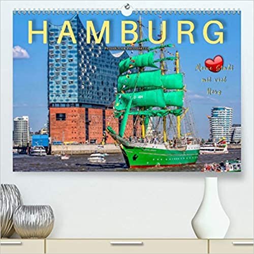 Hamburg - meine Stadt mit viel Herz(Premium, hochwertiger DIN A2 Wandkalender 2020, Kunstdruck in Hochglanz): Hamburg, bezaubernde Stadt an der Elbe. (Monatskalender, 14 Seiten )