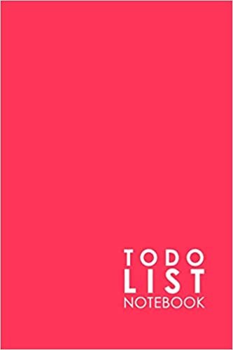 To Do List Notebook: Chores To Do List, To Do List Agenda Book, Organize To Do List, To Do Notebook Daily, Agenda Notepad For Men, Women, Students & Kids, Minimalist Pink Cover: Volume 20