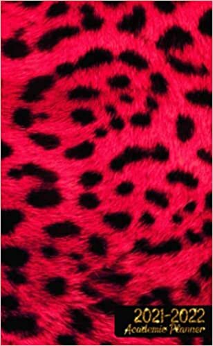 2021-2022 Academic Pocket Planner: 1 Academic Year (July 2021 - June 2022) Pink & Black Leopard Pocket Size Weekly And Monthly Agenda Organizer & ... And Student 4”×6.5” Size Easy For Purse