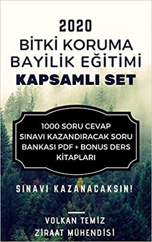 2020 ZİRAİ İLAÇ BAYİLİK SINAVI HAZIRLIK EĞİTİM KİTABI, BİTKİ KORUMA ÜRÜNLERİ BAYİLİK SINAVI EĞİTİM SETİ ULTRA EBOOK 2 KİTAP HEDİYELİ