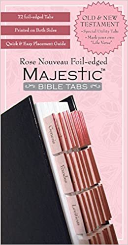 Majestic Rose Nouveau Foil-Edged Bible Tabs indir