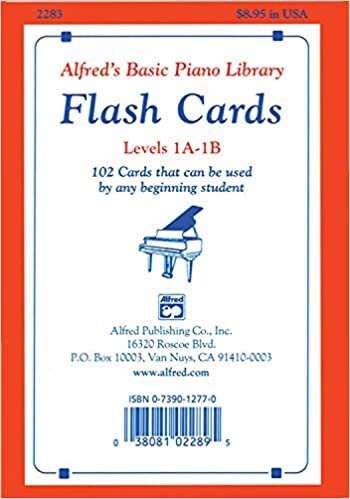 Alfred's Basic Piano Library Flash Cards, Bk 1A & 1B (Flash Cards)