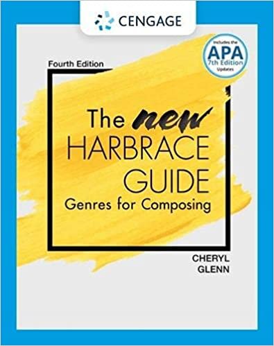 The New Harbrace Guide: Genres for Composing (with 2021 MLA Update Card)