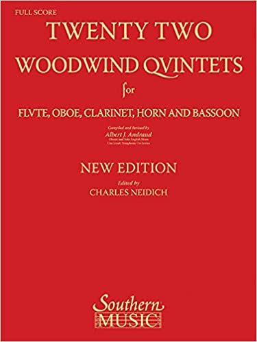 22 Woodwind Quintets (The New York Woodwind Quintet Library Series)