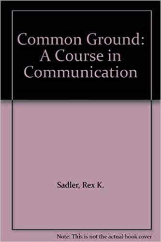 Common Ground: A Course in Communication
