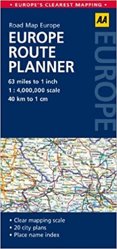 AA Road Map Europe Route Planner