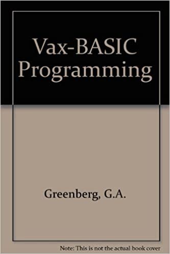 Vax Basic Programming