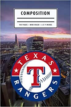 New Year Weekly Timesheet Record Composition : Texas Rangers Notebook | Christmas, Thankgiving Gift Ideas | Baseball Notebook #1