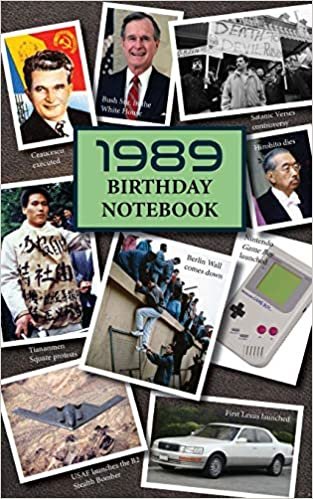 1989 Birthday Notebook: a great alternative to a card