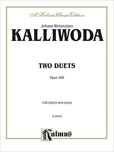 Two Duets, Opus 208 (Kalmus Edition) indir