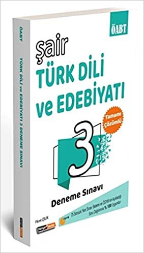 Kariyer Meslek KPSS ÖABT Şair Türk Dili ve Edebiyatı Çözümlü 3 Deneme Sınavı