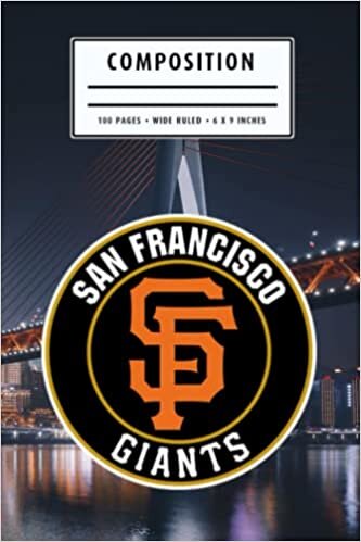 Composition : San Francisco Giants Notebook- To My Baseball Son , To My Baseball Dad - Baseball Notebook #21