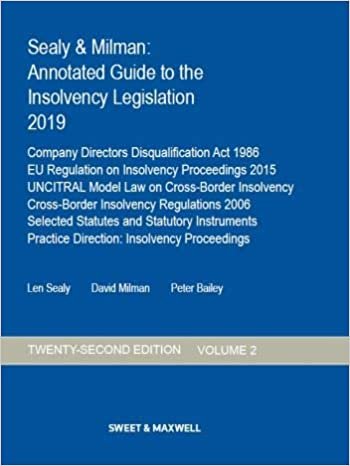 Sealy & Milman: Annotated Guide to the Insolvency Legislation 2019 Volume 2 indir