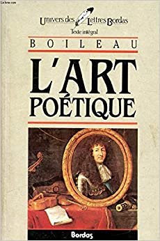 L'Art Poetique (Univres Lettres Ulb) indir