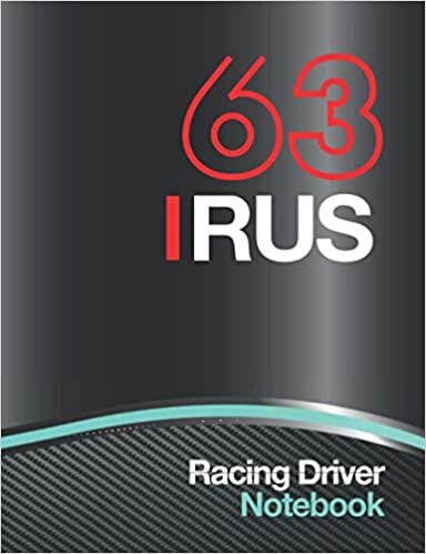 Rus 63 Racing Driver Notebook: The Racing World Champion Team Car Livery from Bahrain 2021 GP, College Lined Composition Journal. Large Letter Size. Ideal for Motorsport Lovers.