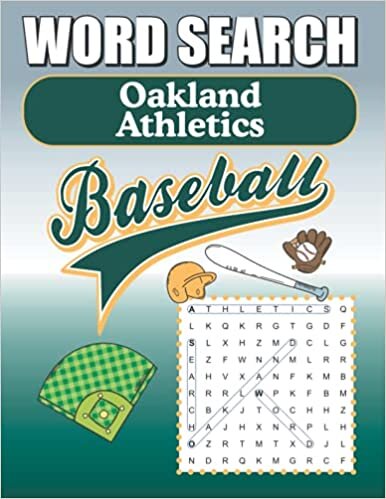 Oakland A’s Word Search: Word Find Puzzle Book For All Athletics Baseball Fans