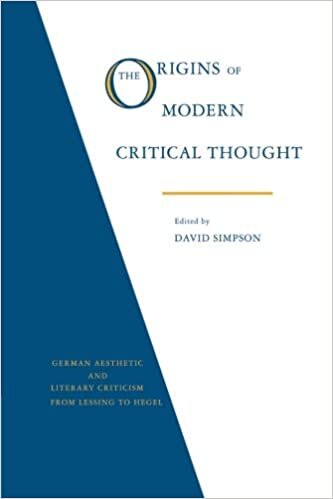 The Origins of Modern Critical Thought: German Aesthetic and Literary Criticism from Lessing to Hegel (Psychology) indir