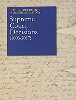 Court Cases (1803-2015), 2 Volume Set (Defining Documents in American History) indir