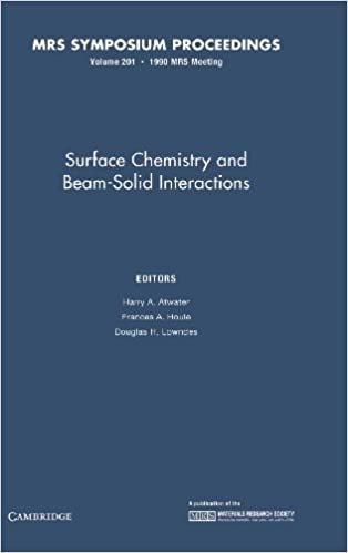 Surface Chemistry and Beam-Solid Interactions: Volume 201 (MRS Proceedings)