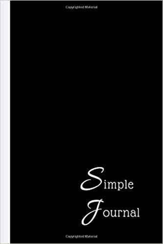 Simple Journal: Notebook to write in, Black Notebook Blank Journal, Diary (110 Pages, unlined, 6 x 9)