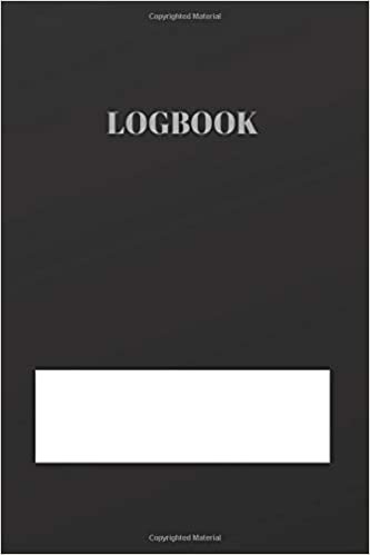 Logbook: Black, Simple, Record Book, Black Ruled (6"x9") 110 Pages, (Simple Motivational, Band 27)