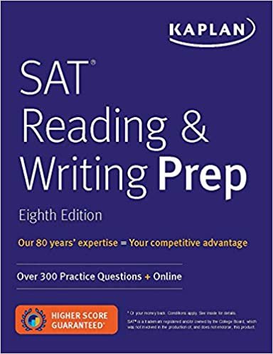 SAT Reading & Writing Prep: Over 300 Practice Questions + Online (Kaplan Test Prep)
