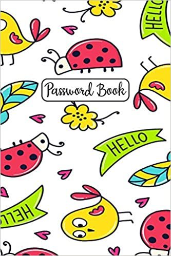 Password Book: Ladybug Design - Never Forget Your Passwords, Usernames, Logins & Websites Again Computer Password Book (Internet Password Logbook) indir