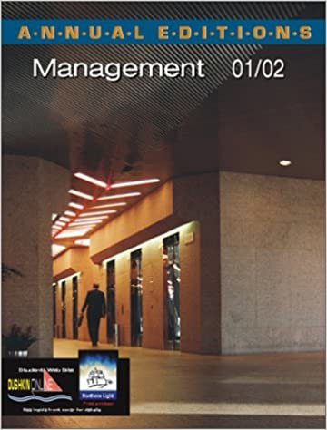 Management 2001/2002 (Annual Editions)