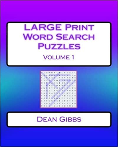 LARGE Print Word Search Puzzles: Volume 1