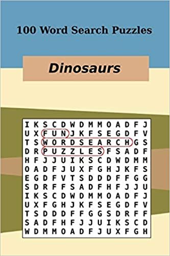 100 Word Search Puzzles Dinosaurs