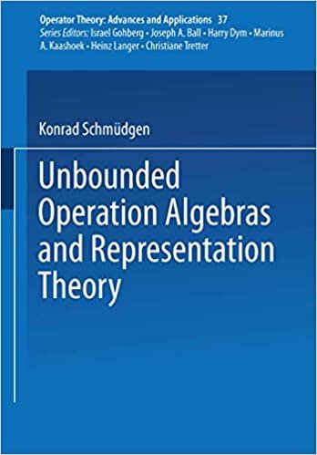 Unbounded Operator Algebras and Representation Theory (Operator Theory: Advances and Applications (37), Band 37)