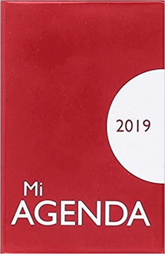 Mi agenda 2019: funda opaca (Calendarios y agendas)colores aleatorios (farblich sortiert)