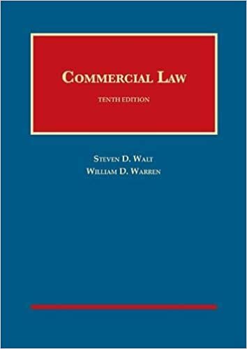 Walt and Warren's Commercial Law - CasebookPlus (University Casebook Series (Multimedia))